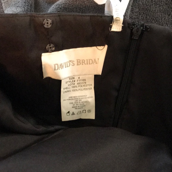 Silky strapless little black dress - Picture 4 of 5